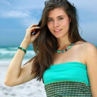 Collier FINE IRIS - lagoon, Armband IRIS - lagoon