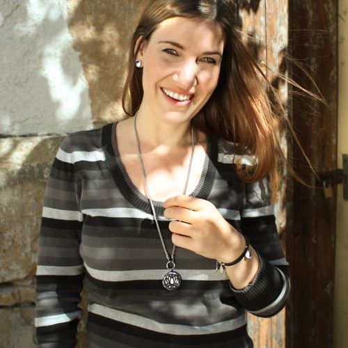 Kette JOLIE, Anhänger MEDAILLON LOTUS