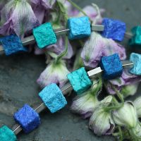 Collier FINE IRIS, blau